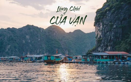 Vẻ đẹp yên bình, tự nhiên của làng chài nổi Cửa Vạn