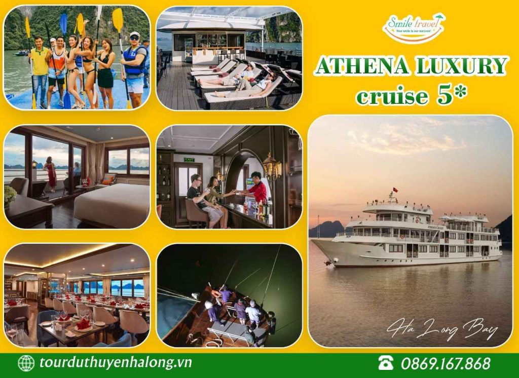 Du thuyền Athena Luxury 5 sao