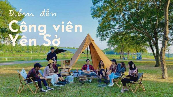 Những chuyến camping thư giãn cùng bạn bè tại công viên Yên Sở 