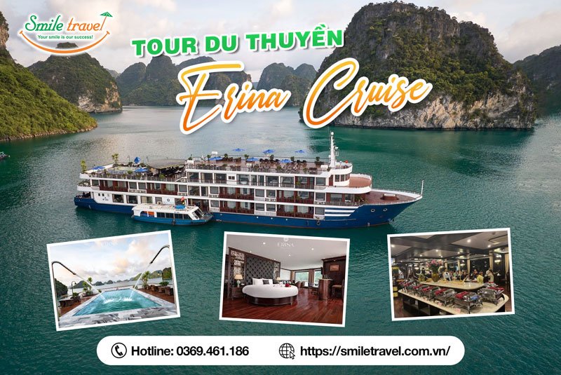Du thuyền Erina Cruise 5 sao