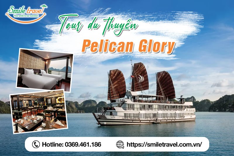 Tour du thuyền Pelican Glory 2 ngày 1 đêm