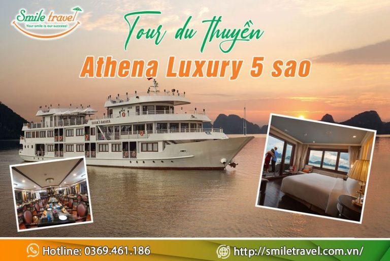 Tour du thuyền Athena Luxury 3 ngày 2 đêm cực hấp dẫn
