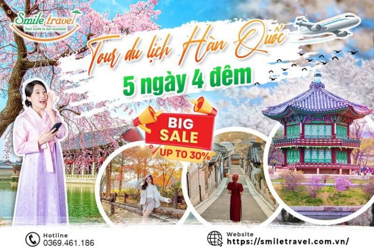 Tour du lịch Hàn Quốc 5N4Đ trọn gói