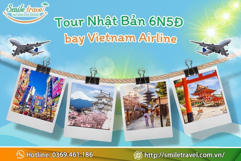 Tour Nhật Bản 6 ngày 5 đêm bay Vietnam Airline