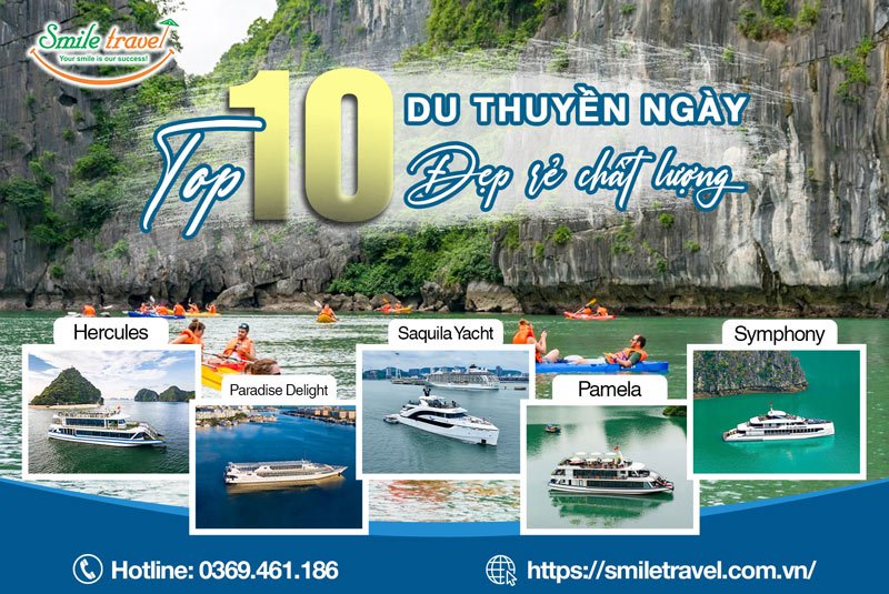 Top tour du thuyền Hạ Long 1 ngày giá rẻ nhất