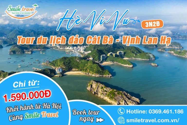 Tour đảo Cát Bà Vịnh Lan Hạ 3 ngày 2 đêm siêu hấp dẫn mới