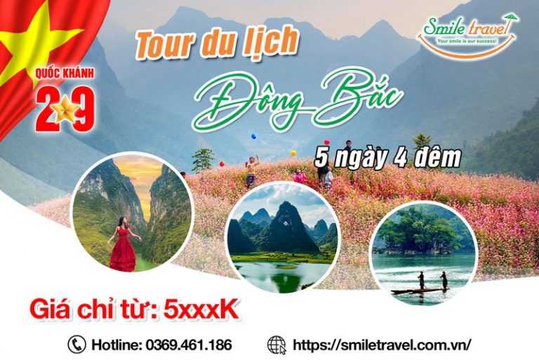 Tour Du lịch Đông Bắc 5 ngày 4 đêm - Mừng Quốc Khánh 2/9