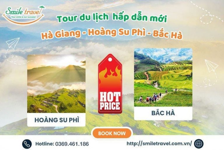 Tour du lịch Hà Giang - Hoàng Su Phì - Bắc Hà hấp dẫn mới