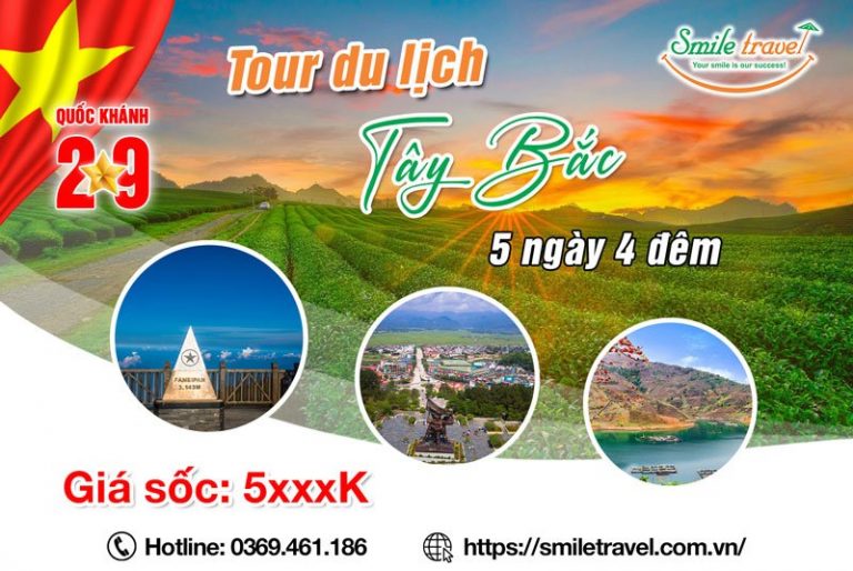 Chương trình tour du lịch Tây Bắc 5 ngày 4 đêm dịp Lễ 2/9