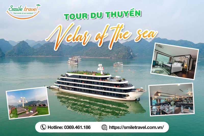 Review du thuyền Velar Of The Seas 5 sao Hạ Long