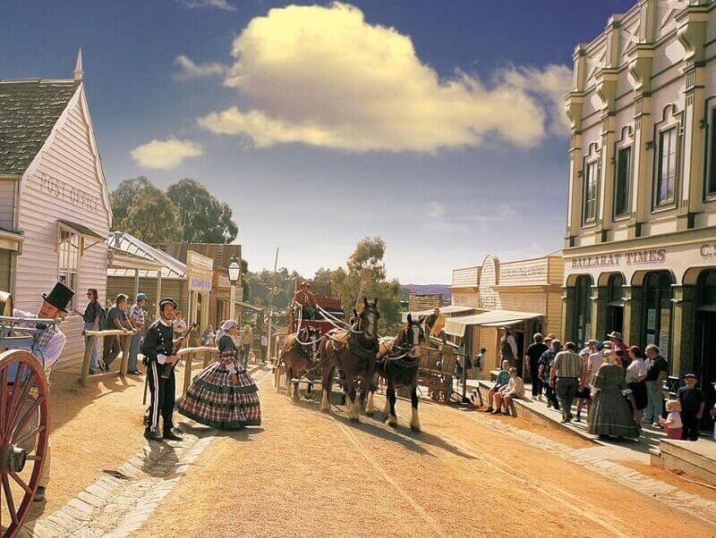 Thị trấn Ballarat nổi tiếng trong lịch sử