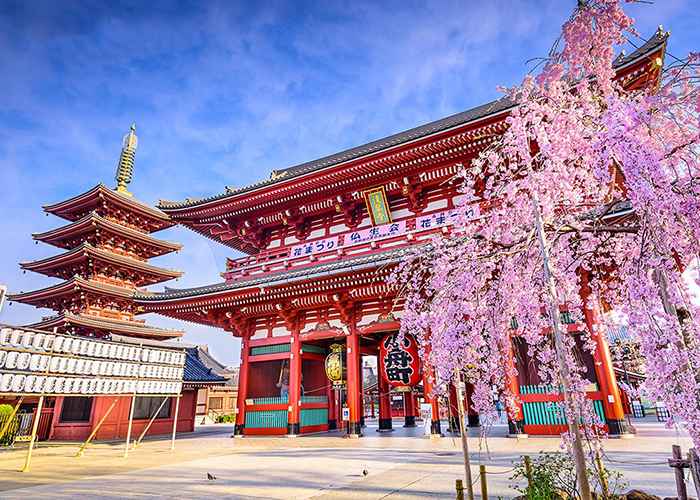 Chùa Asakusa Kannon ngôi chùa cổ nhất ở thủ đô Tokyo