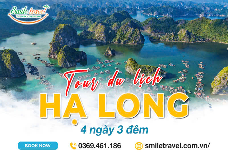 Tour du lịch hạ long 4 ngày 3 đêm