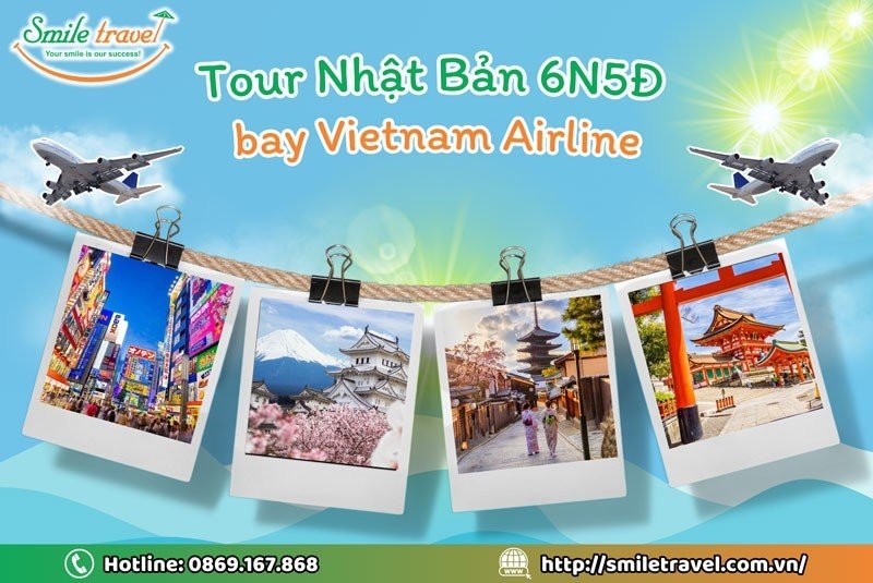 Tour Nhật Bản 6 ngày 5 đêm bay Vietnam Airline