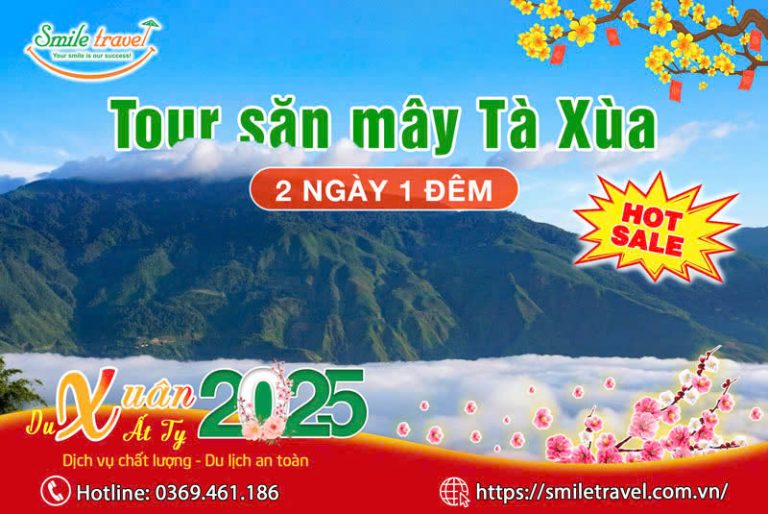 Tour Tà Xùa 2 ngày 1 đêm tết 2025