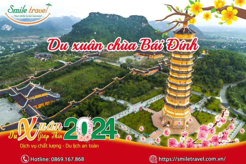 Tour du xuân tết chùa Bái Đính - Tràng An 2024