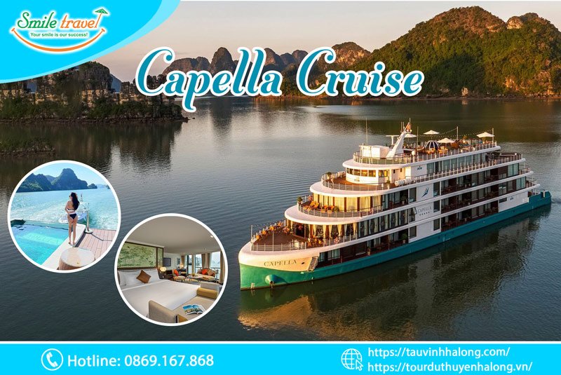 Tour Du thuyền Capella Cruise 3 Ngày 2 Đêm