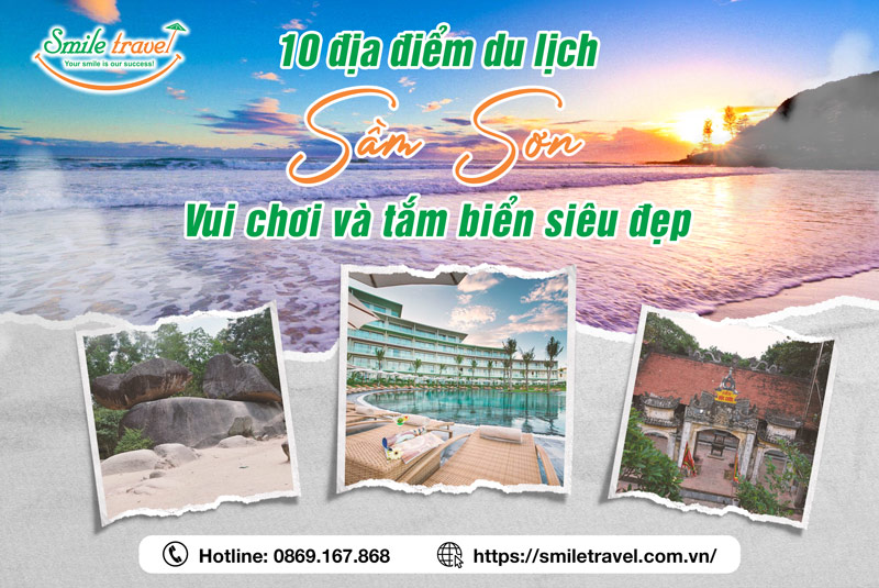 10 Địa điểm du lịch Sầm Sơn vui chơi và tắm biển siêu đẹp