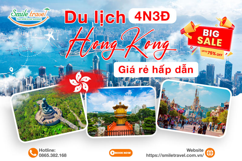 Tour du lịch Hồng Kông 4 Ngày 3 Đêm giá rẻ hấp dẫn