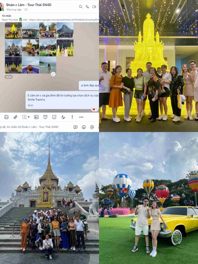 Feedback khách hàng đánh giá tour Thái Lan Smile Travel