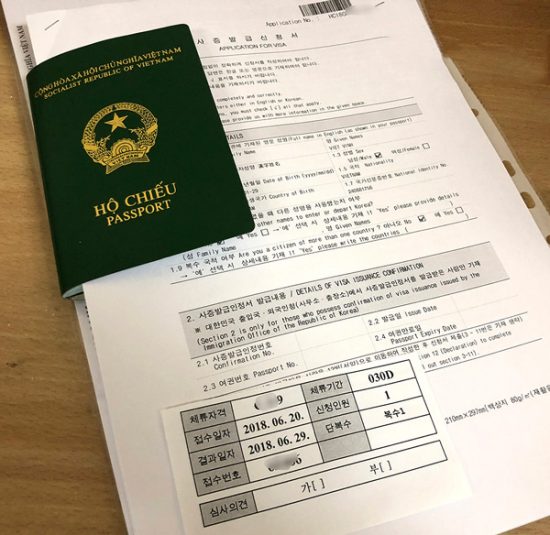 Hồ sơ - Visa - Hàn Quốc