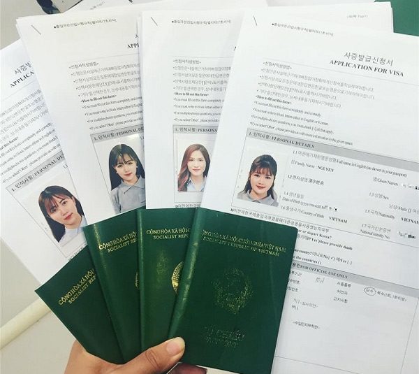 thủ tục làm visa du lịch Hàn Quốc.