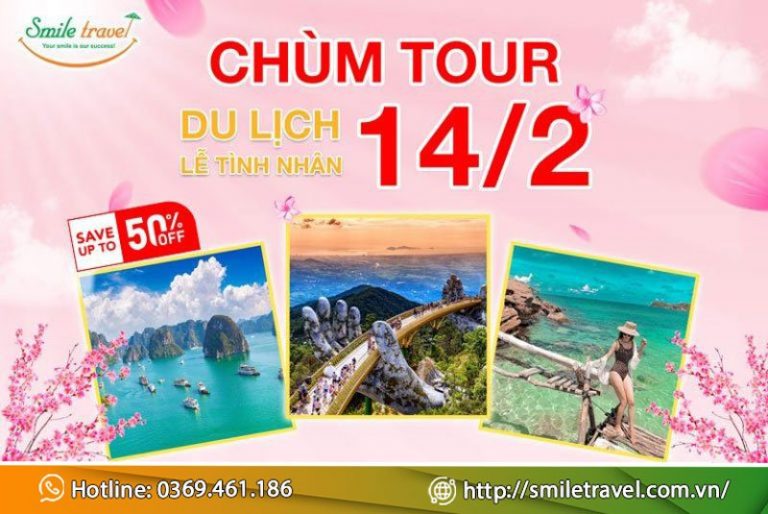 Chùm Tour du lịch lễ tình nhân 14/2 (Valentine)