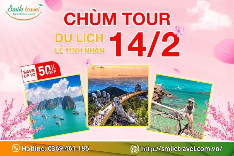 Chùm Tour du lịch lễ tình nhân 14/2 (Valentine)