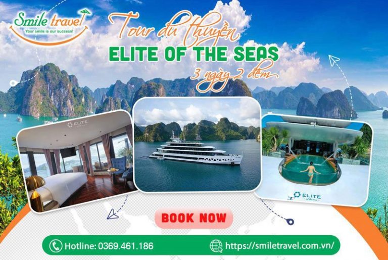 Tour du thuyền Elite of the Seas 3 ngày 2 đêm