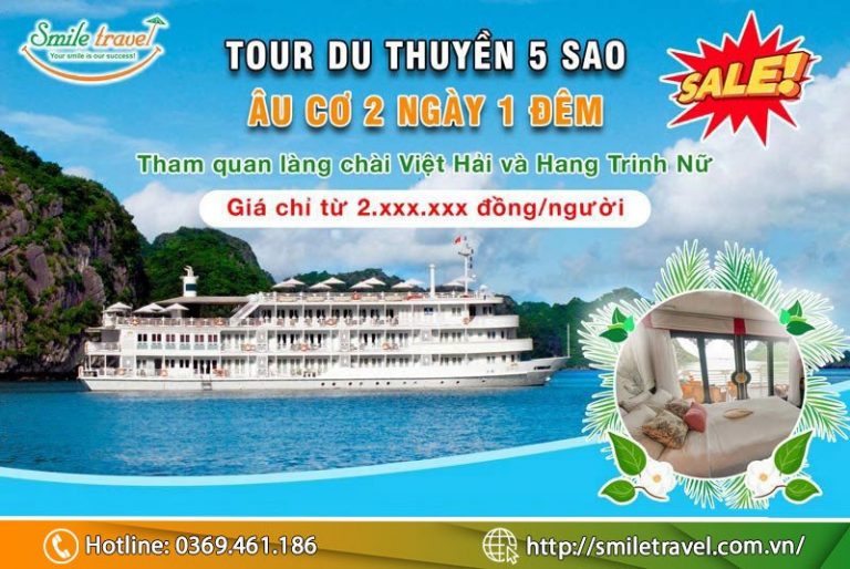 Tour Du Thuyền 5 Sao Âu Cơ 2 Ngày 1 Đêm