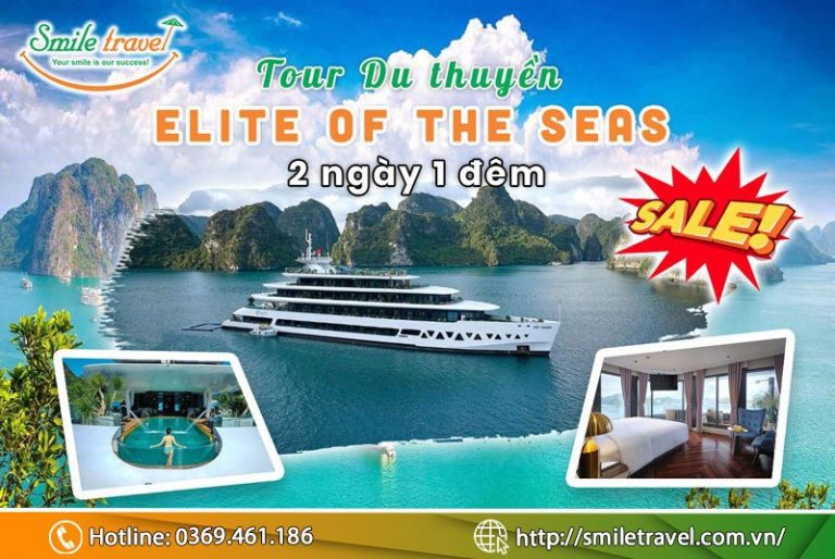 Tour Du thuyền Elite of The Seas 2 Ngày 1 Đêm