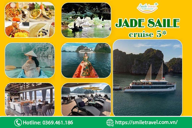 Du thuyền Jade Sails lịch trình tham quan 1 ngày siêu hấp dẫn