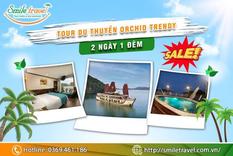 Tour Du thuyền Orchid Trendy 2 Ngày 1 Đêm