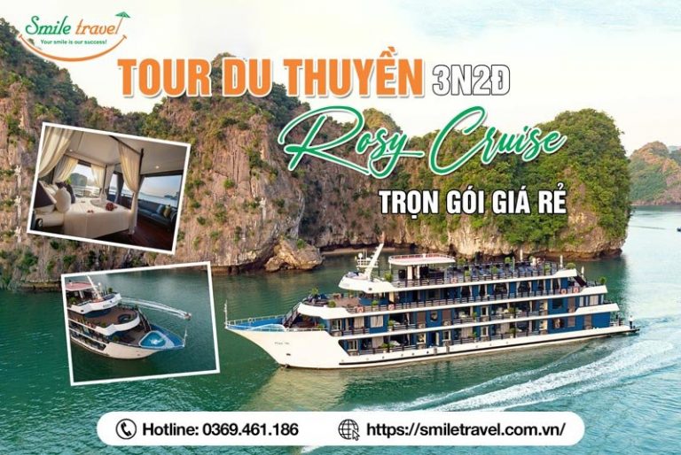 Tour du thuyền Rosy 3 ngày 2 đêm