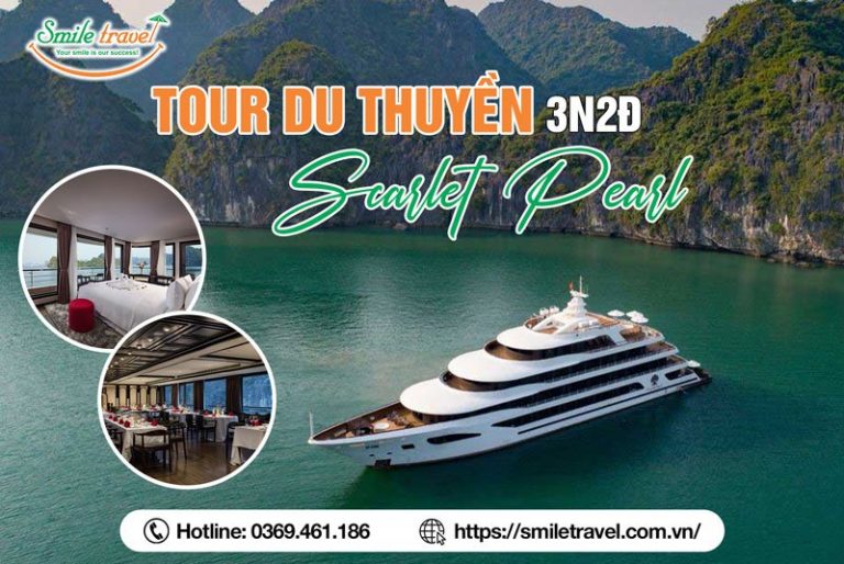 Tour du thuyền Scarlet Pearl 3 ngày 2 đêm