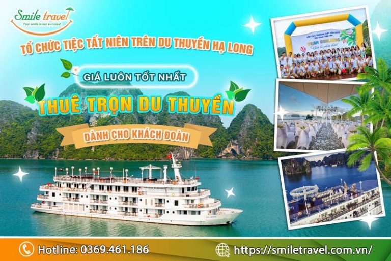 Tổ chức tiệc tất niên trên du thuyền Hạ Long