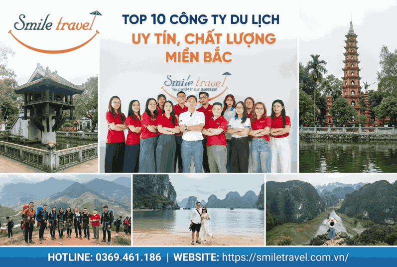 top 10 công ty du lịch uy tín ở Miền Bắc