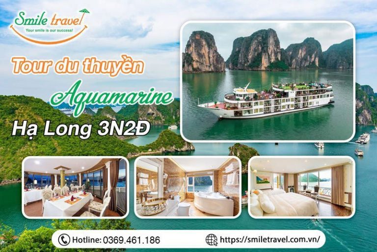 Tour du thuyền Aquamarine Hạ Long 3 ngày 2 đêm