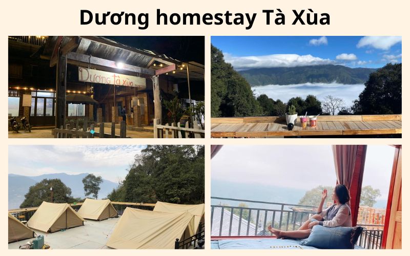 Dương homestay là homestay Tà Xùa có view đẹp