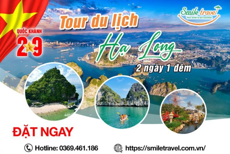 Tour du lịch Hạ Long 2 ngày 1 đêm lễ 2/9