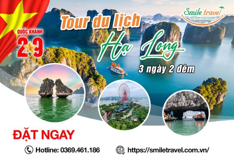 Tour du lịch Hạ Long 3 ngày 2 đêm lễ 2/9