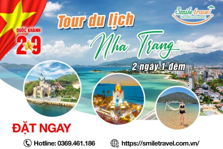 Tour du lịch Nha Trang 2 ngày 1 đêm dịp lễ 2/9