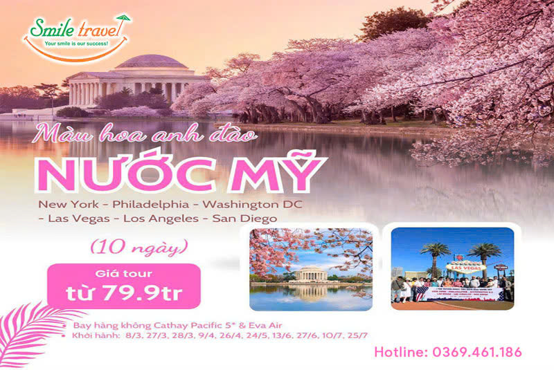 Tour du lịch nước Mỹ lễ 30/4-1/5