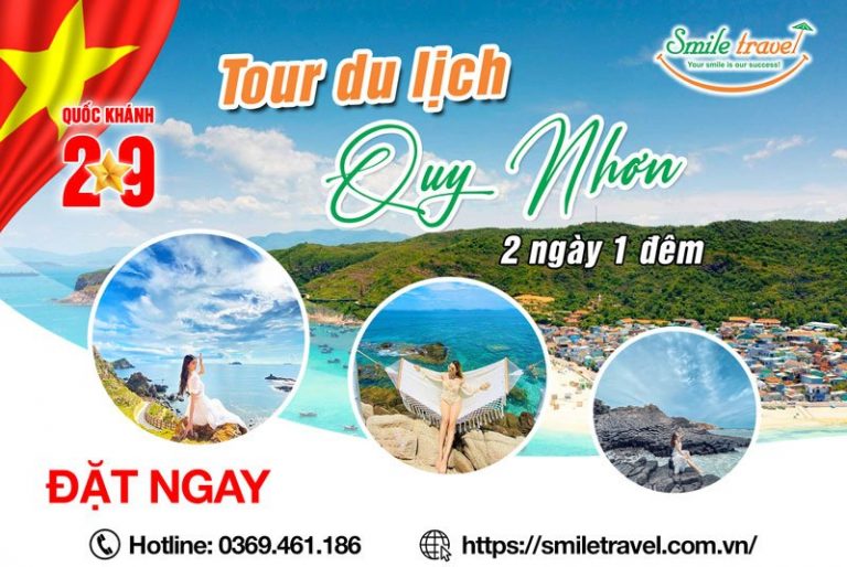 Tour Du Lịch Quy Nhơn 2 ngày 1 đêm dịp lễ 2/9