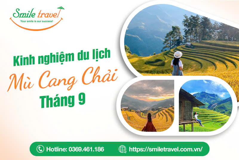 Kinh nghiệm Du lịch Mù Cang Chải tháng 9 - Mùa lúa vàng trải khắp non cao