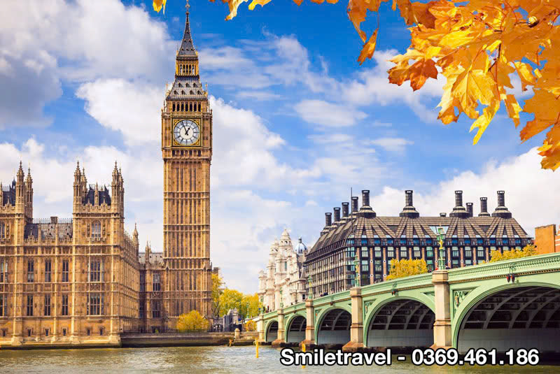 Check in tại Cung điện Westminster và tháp đồng hồ Big Ben