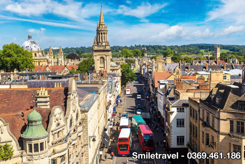 Ghé thăm trường đại học Oxford một trong những ngôi trường nổi tiếng nhất trên thế giới