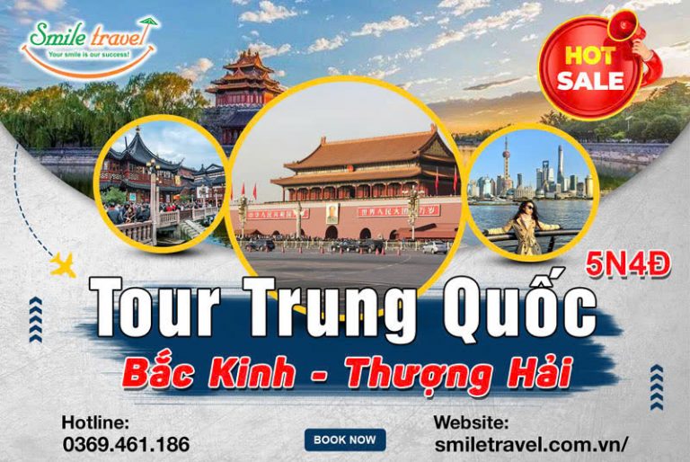 Tour Trung Quốc 5 ngày 4 đêm: Bắc Kinh - Thượng Hải