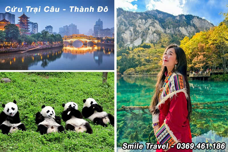 Tour Trung Quốc Cửu Trại Câu - Thành Đô - công viên gấu trúc 