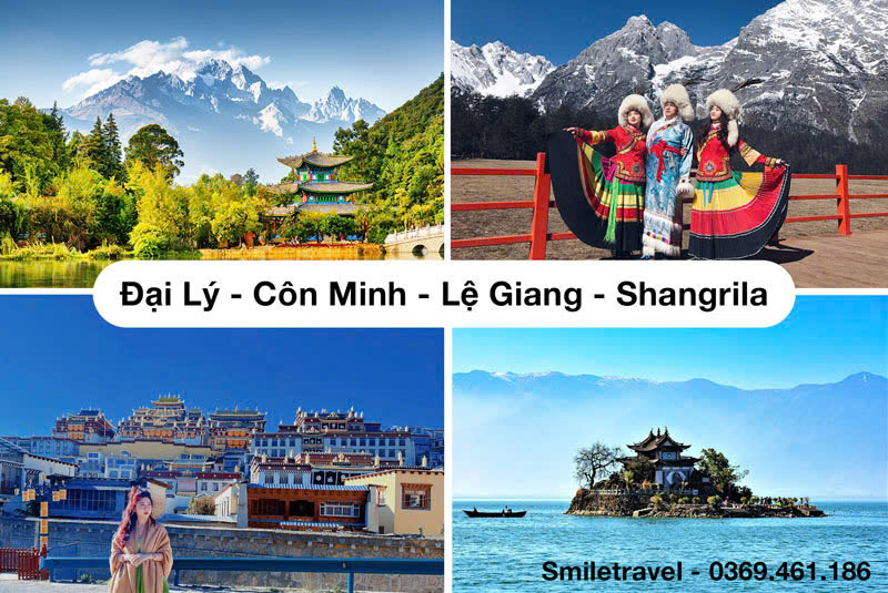 Tour Trung Quốc Côn Minh - Đại Lý - Lệ Giang - Shangrila 